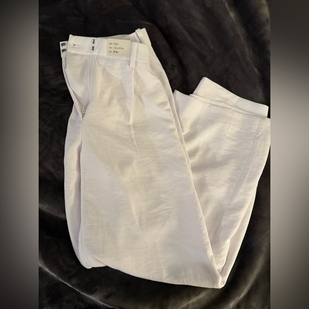 Abercrombie high rise wide leg trouser